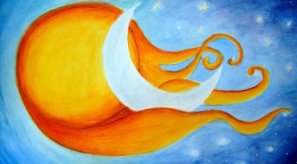 Sun and moon