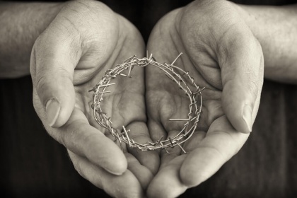 hands and thorns