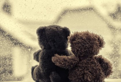teddy bear hug