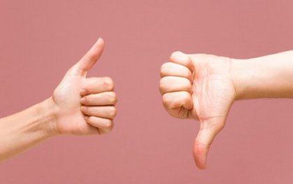 Thumbs up, thumbs down