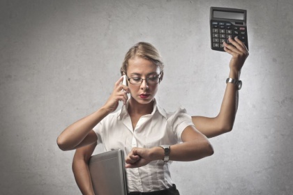 Four-Armed Woman: Doing Everything at Once