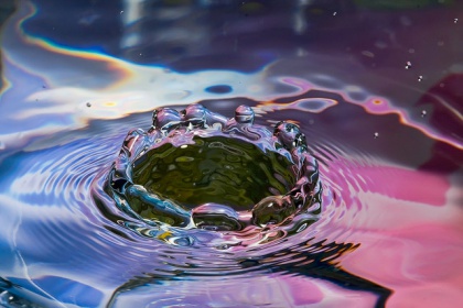 Surreal Drop in Water