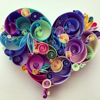 colorful heart
