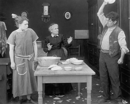 family black and white