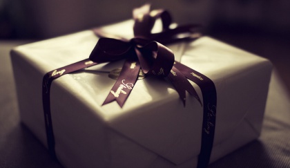 wrapped gift