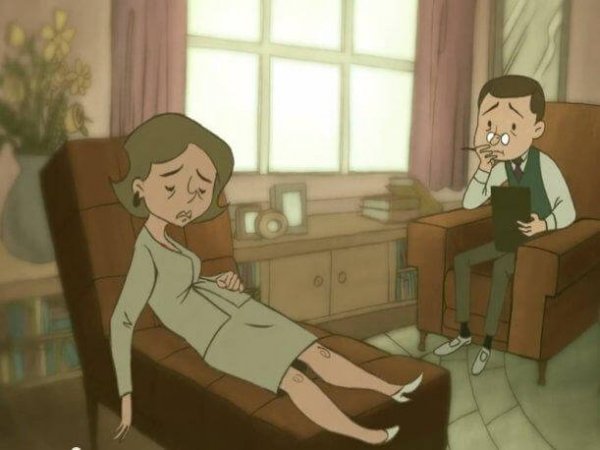 Psychologist Listening to Woman