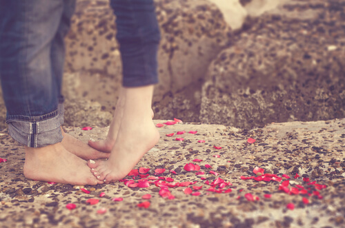 bare feet