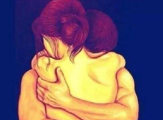 couple hugging