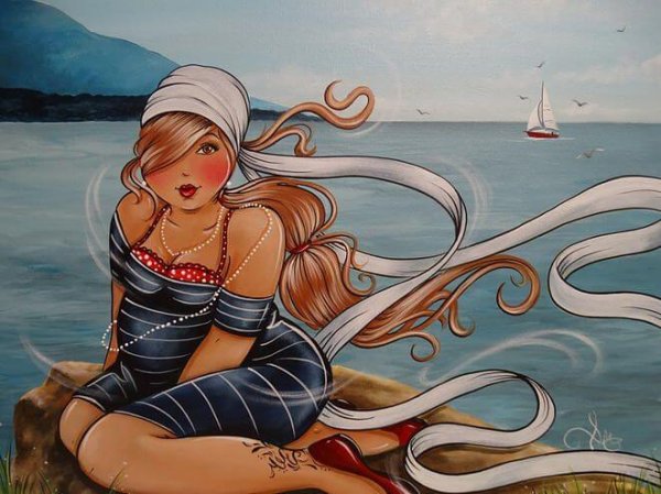 Woman on Beach