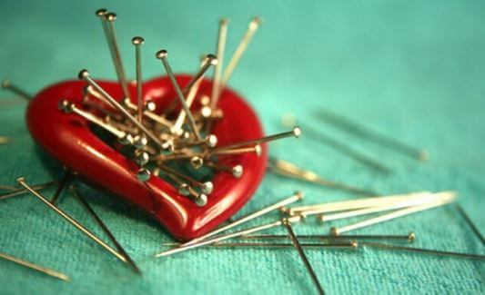 needles stuck in heart good things