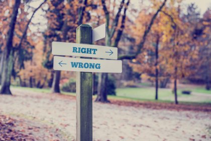 Directions to Right and Wrong