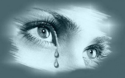 close up tear drops emotional wounds