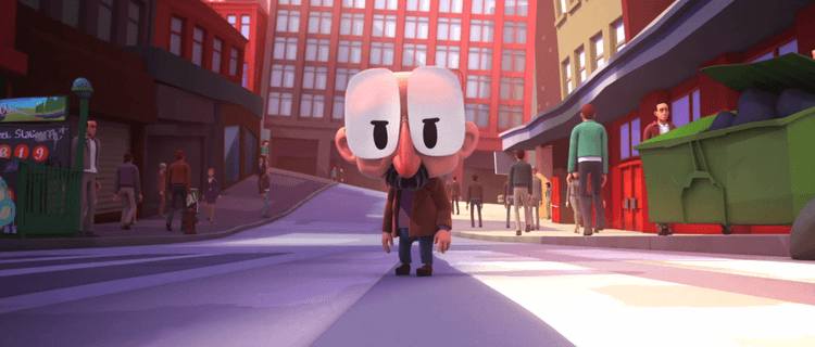 cartoon man