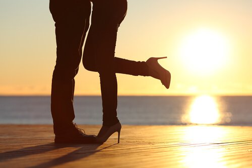 couple sunset