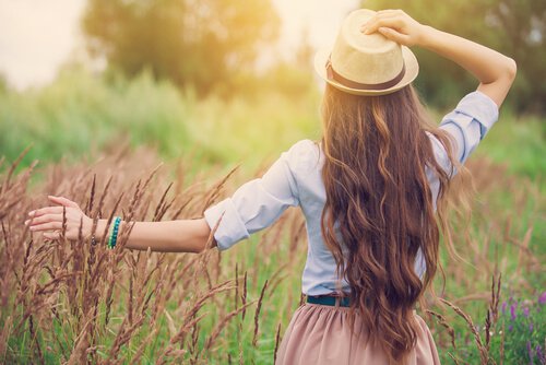 girl with long hair
