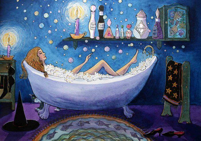 Woman in Bathtub