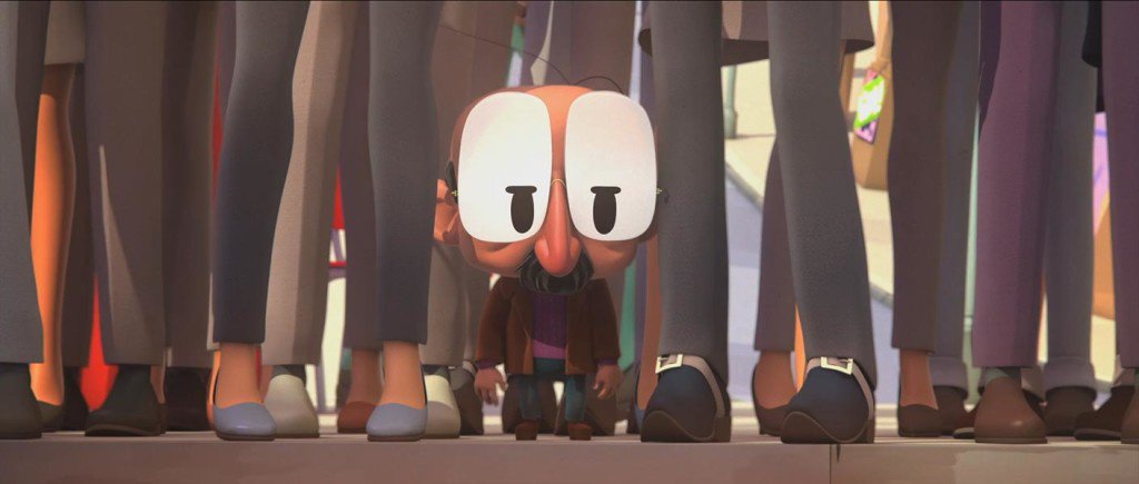 short cartoon man