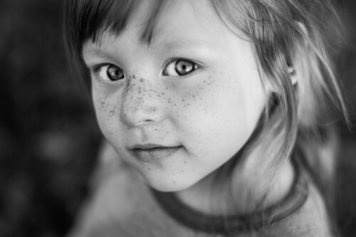 Cute Freckled Girl