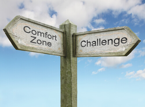 Comfort Zone and Challenge Sign