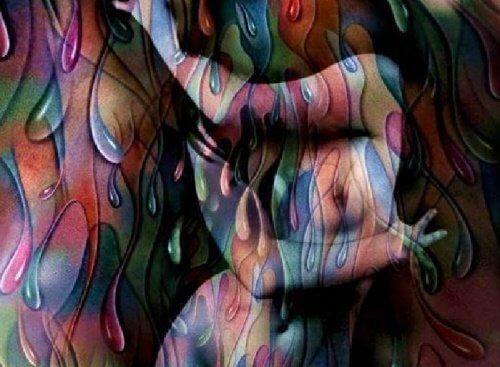 Naked Woman Colorful