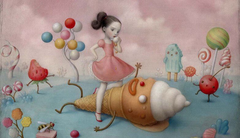 girl in candyland