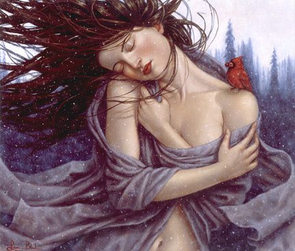 woman holding herself feel