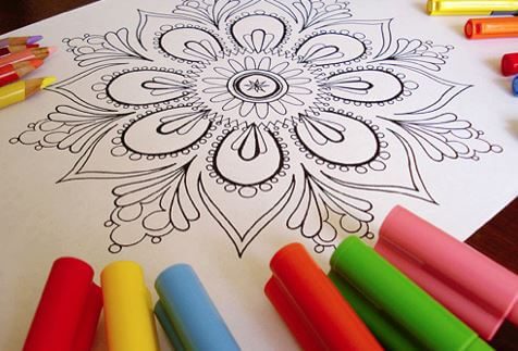 coloring mandalas