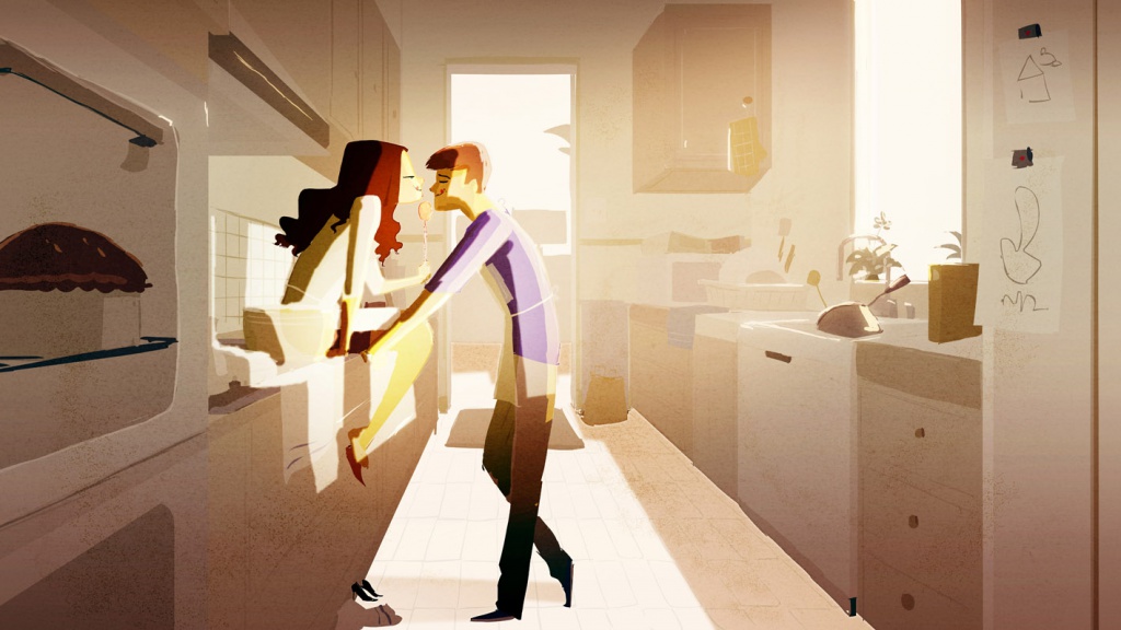 couple in the kitchen