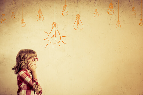 girl lightbulbs