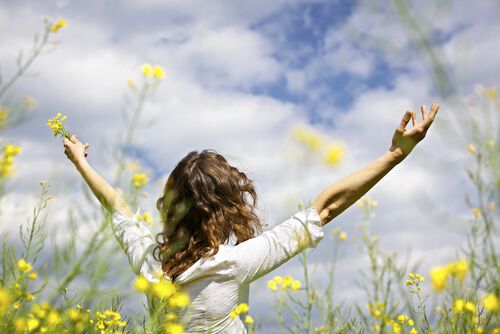happy woman