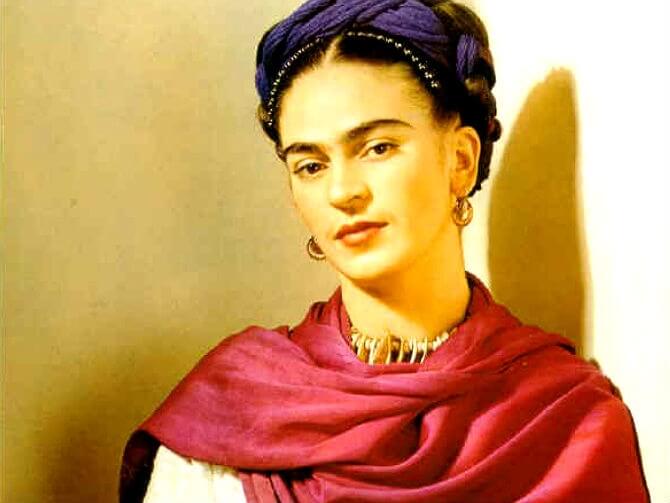 portrait of Frida Kahlo inspirational