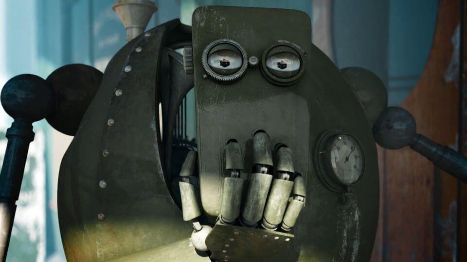 robot thinking film