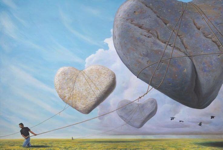 floating giant rocks arguments