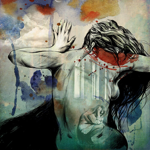 woman trapped courage