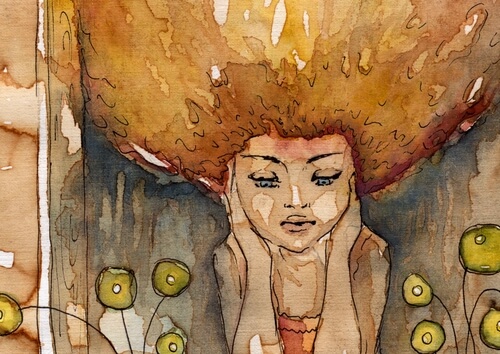 Sad Woman Thinking