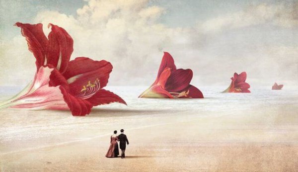 beach flowers