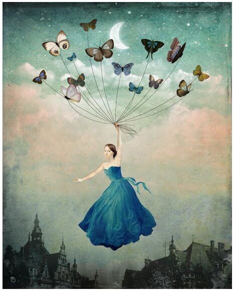 flying with the butterflies