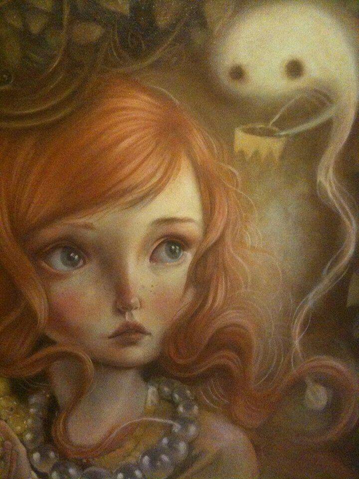 little girl and ghost