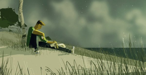 man with dog