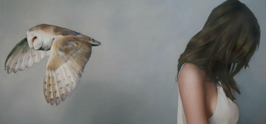 Woman and Owl