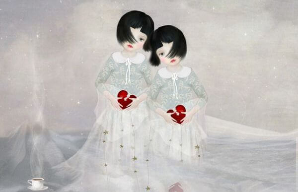 niñas-con-corazones