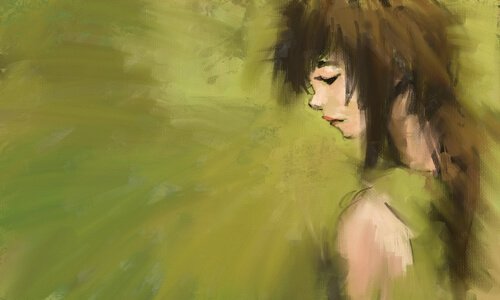 sad woman
