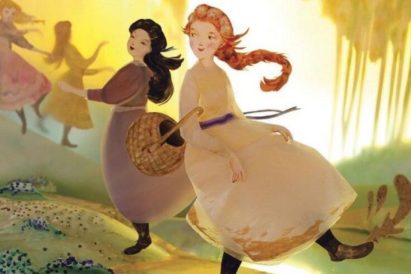 two girls with basket