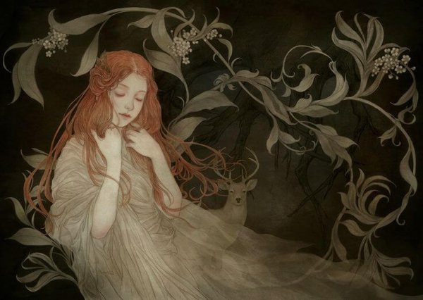 woman in white dress