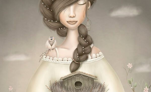 woman with hair in braid