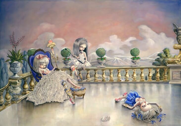 Girl Dying before Others