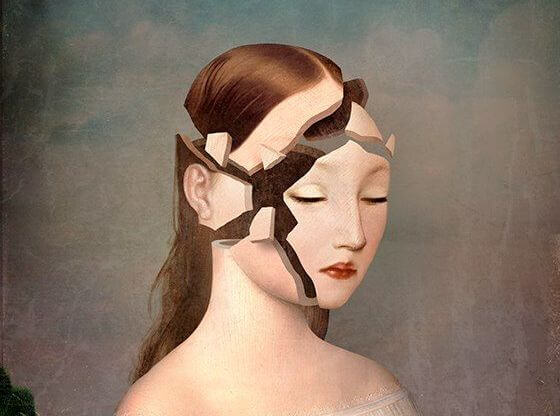 cracked porcelain girl