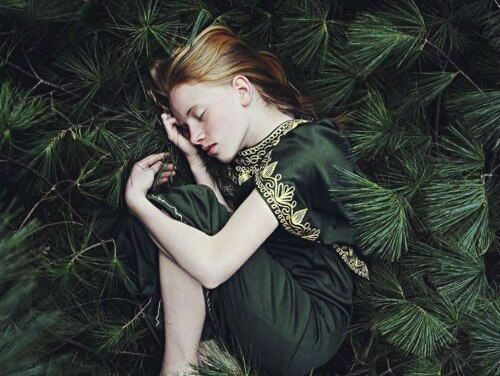 girl in nature