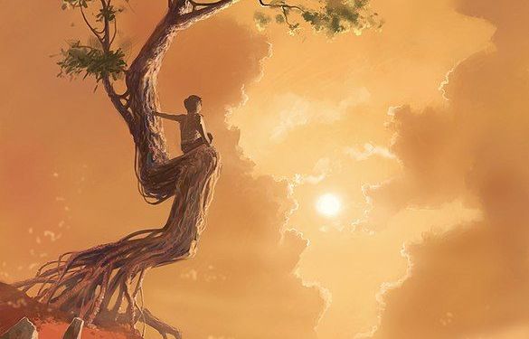 child in tree