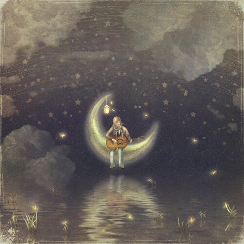 girl on the moon